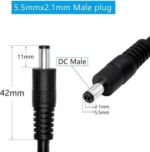 DC to DC Extension Cable - 2 Meters - SolarFold Bharat