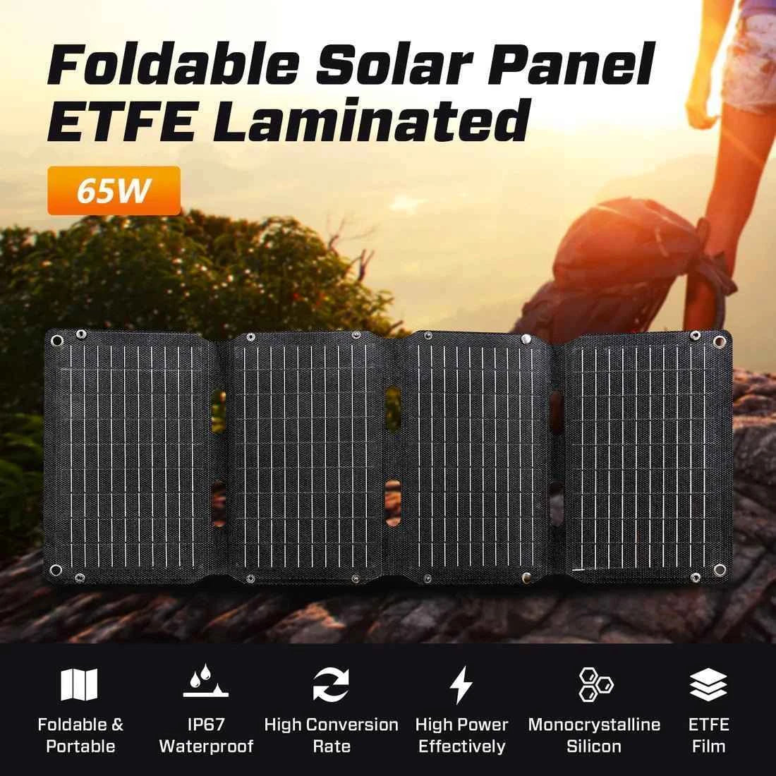 Solarfold 65W Solar Starter Kit — Panel, Charge Controller & Wiring for Home & Camping - SolarFold Bharat