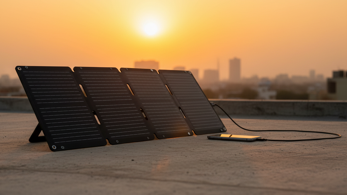 SolarFold Hero – Bangalore Rooftop